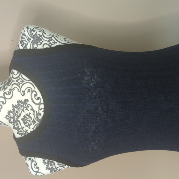 Navy Stretch Tank Dress - Picture 2 of 3